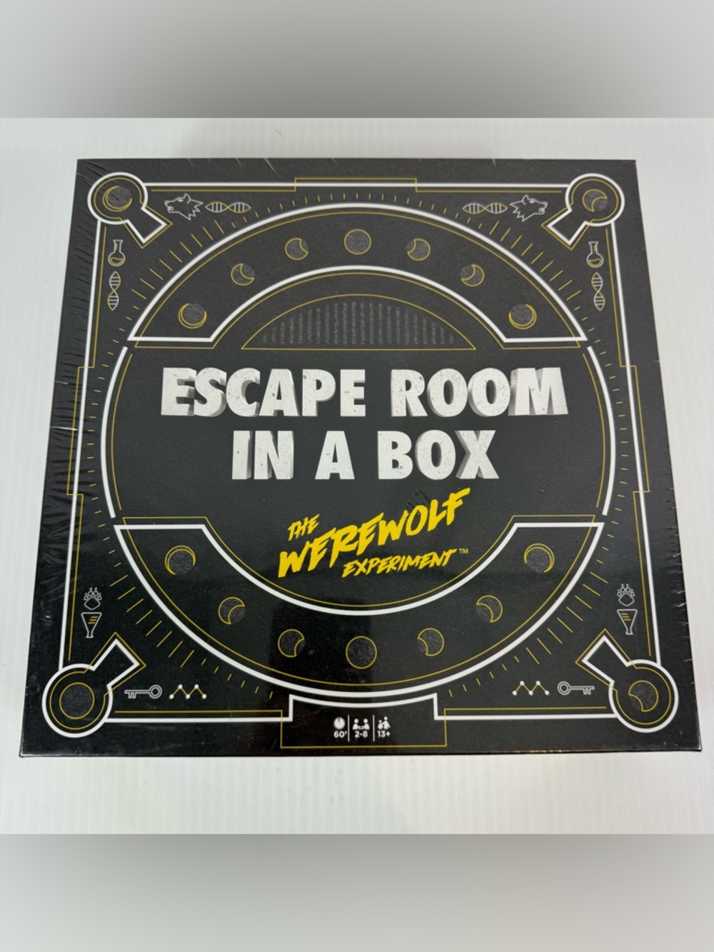 Escape Room in a Box The Werewolf Experiment Party Puzzle Game Mattel 2017 New
